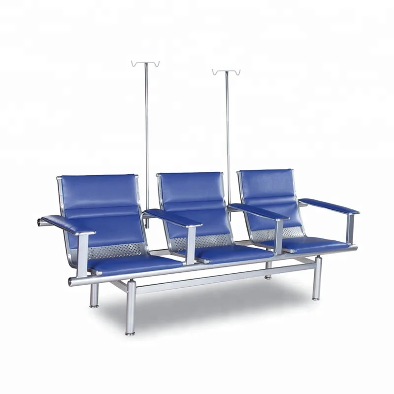 Hospital clinic airport waiting lounge bank 3-seater waiting room gang seating chair