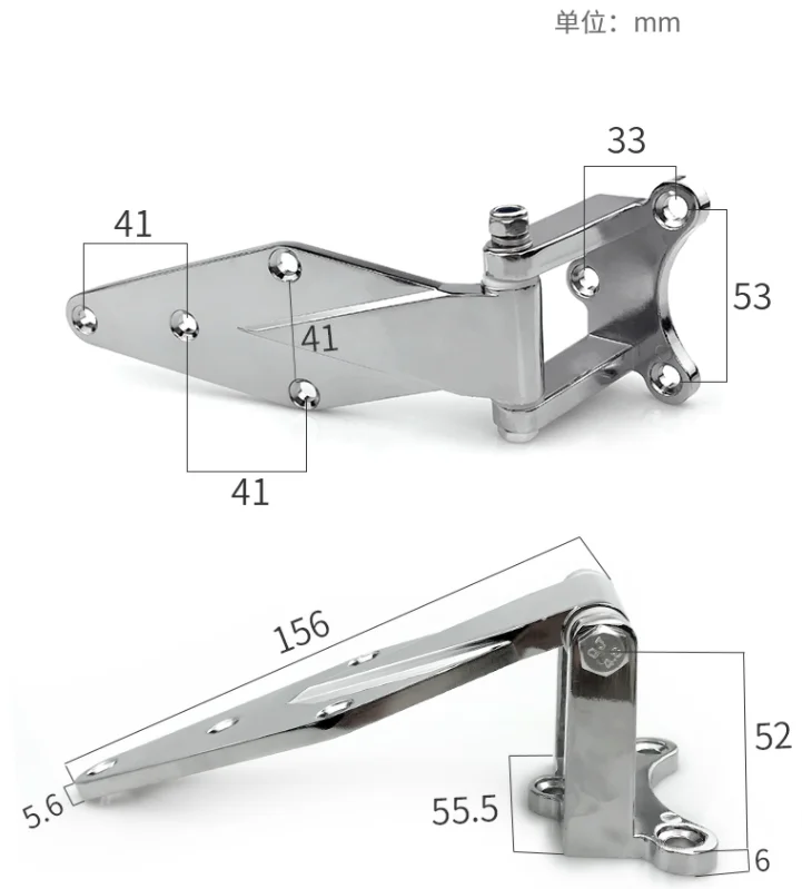 China Manufacturer Factory Price Zine Alloy Refrigerator Hinges 1432 Cold Room  Door Lock Cam Hinges