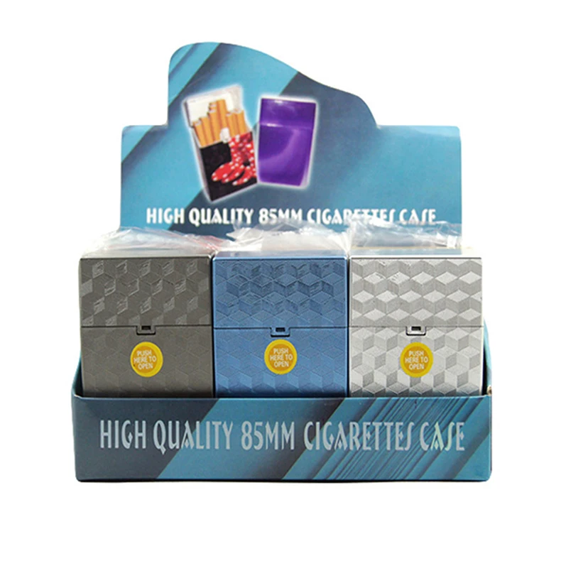 XY105CCP04 New Design Cigarette Case Household Grid Design 20pcs Capacity Cigarettes Tobacco Smoking Accessories