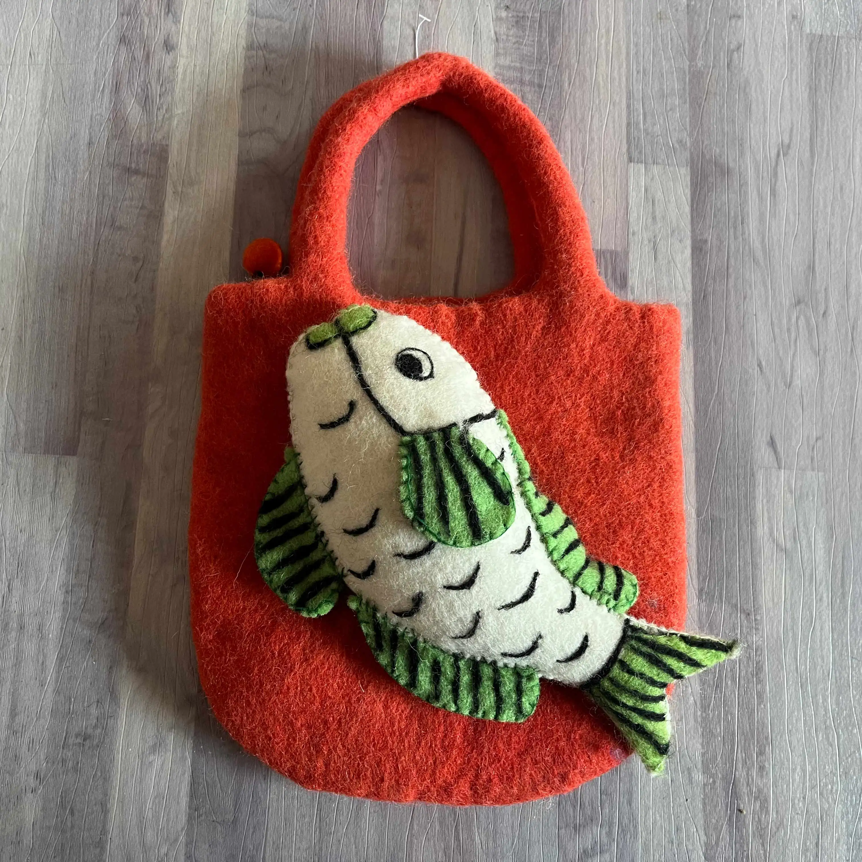 Felt Bag Handmade using merino wool