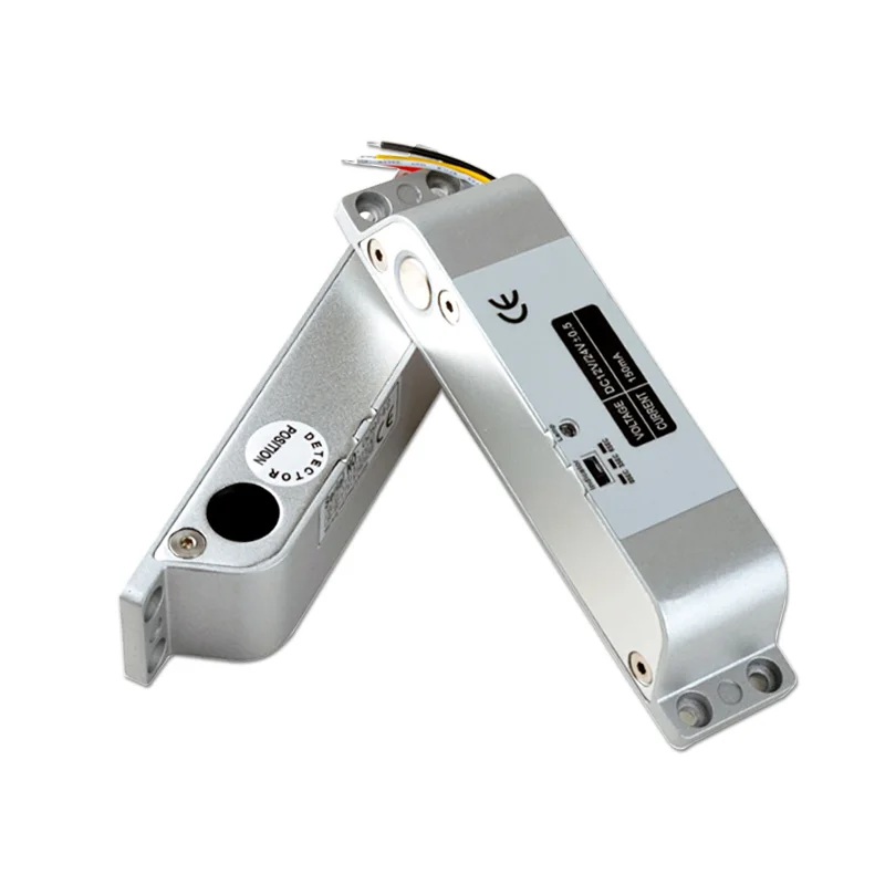 Side mounted metal door electric plug-in lock on switch forbidden lock electric control lock