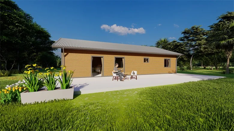 Prefabricated New Economic Villa Ready Design in Stock Light Steel House Villa for Sale