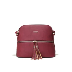 2021 Amazon Best Seller Medium Crossbody Bag with Tassel and Zipper Pocket