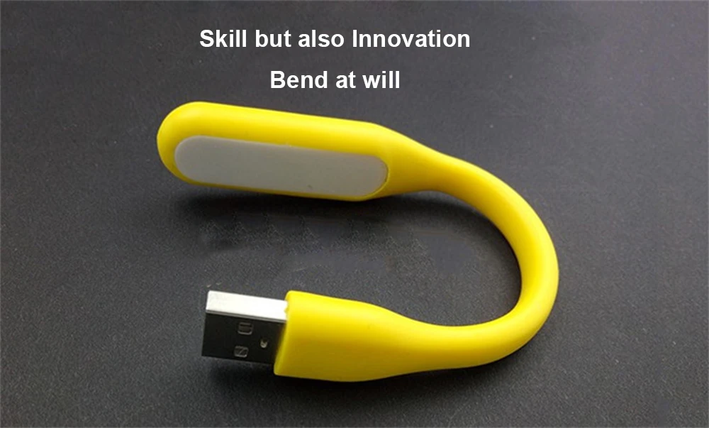 Многофункциональная многоцветная Сгибаемая портативная зарядка мини USB Светодиодная лампа ночник для