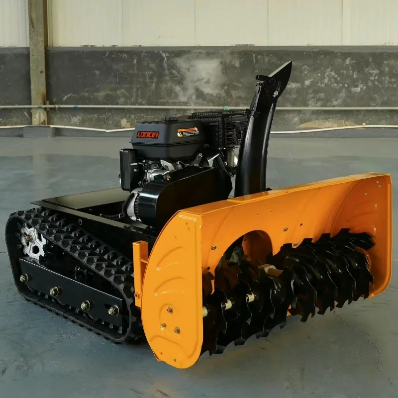 Home Garden RC Snow blower Electric Start Gas Petrol Garden remote control snow blower