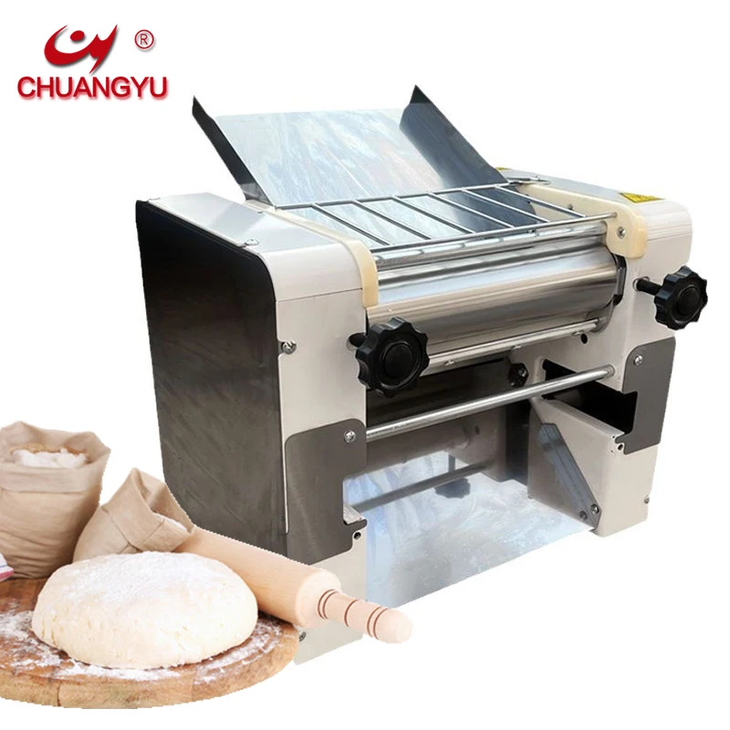Chuanyu CY-300 Stainless Steel Automatic Dough Roller Pressing Machine Pizza Dough Kneading Machine Dough Press Sheeter Machine