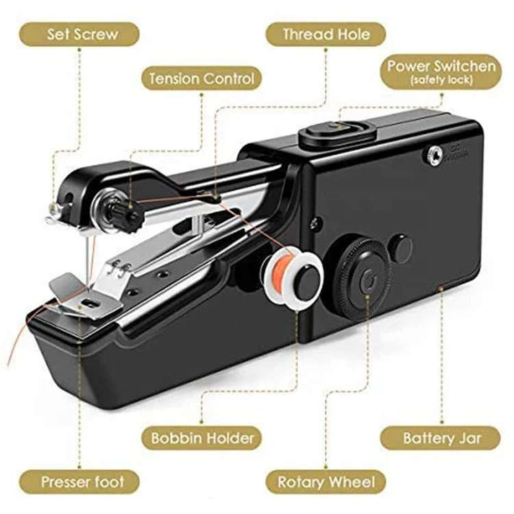 Electric Handheld Sewing Cordless Sewing Machine