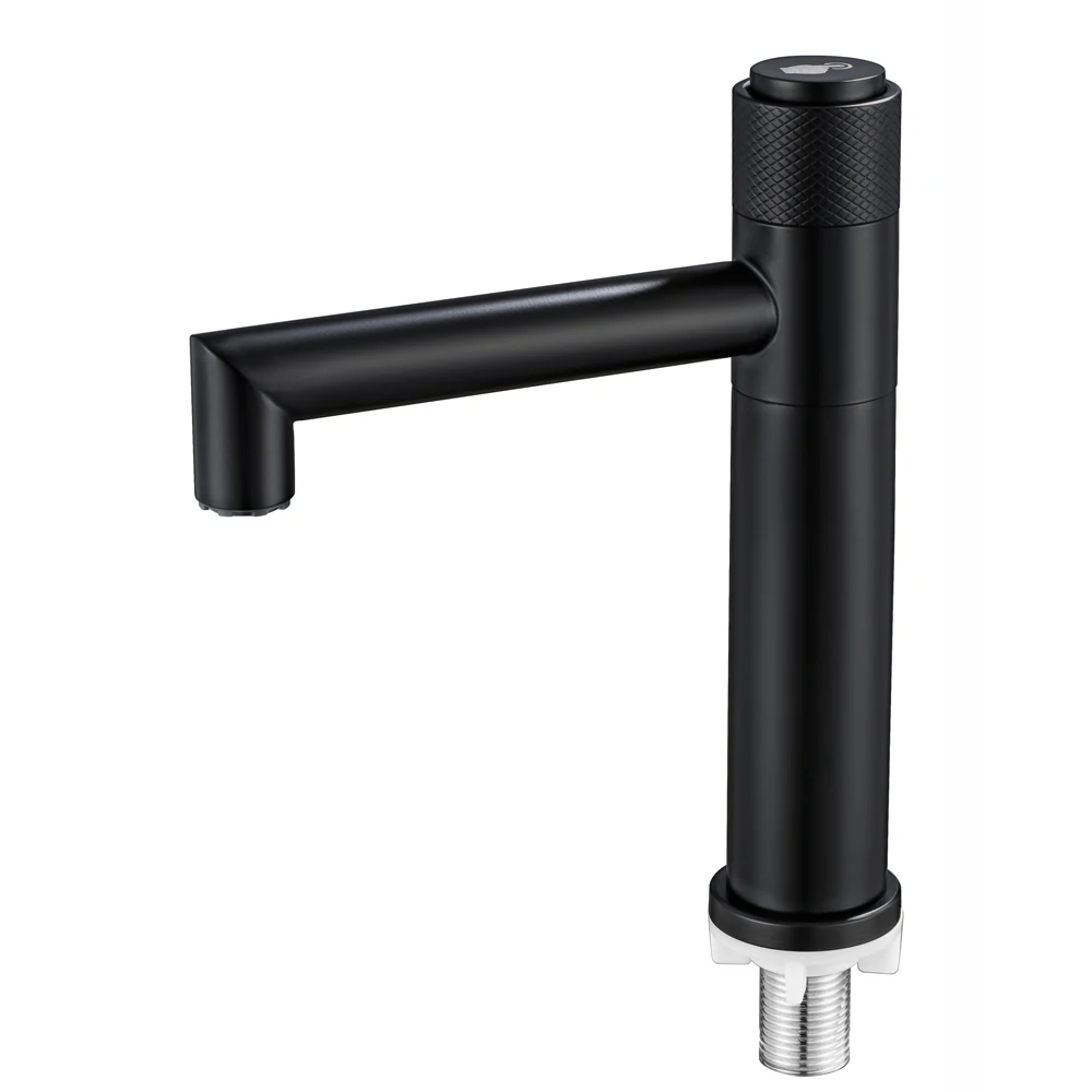 Высокое качество 360 градусов вращение кнопки 304 раковины из нержавеющей стали один кран с прямым углом выхода