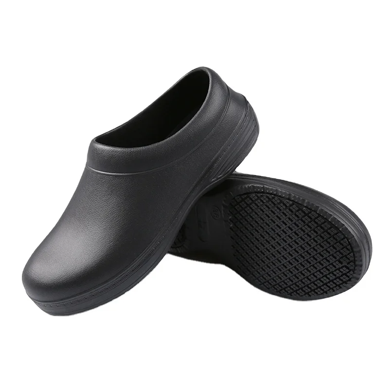 Chef kitchen work safety shoes male chef non-slip shoes EVA material rubber outsole waterproof and wear-resistant