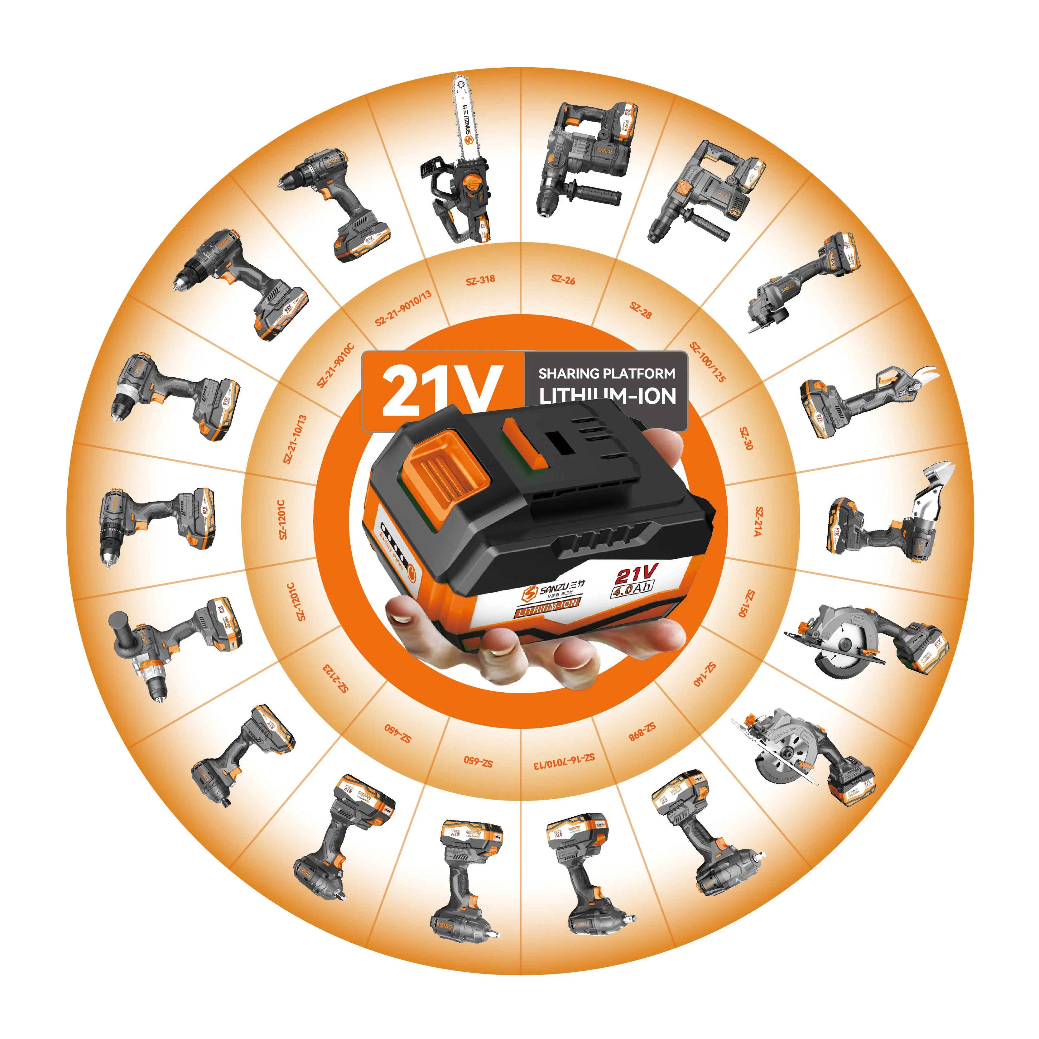 Professional 20v 16V 21V cordless power tools drill and screwdriver battery cordless drill accessories brands