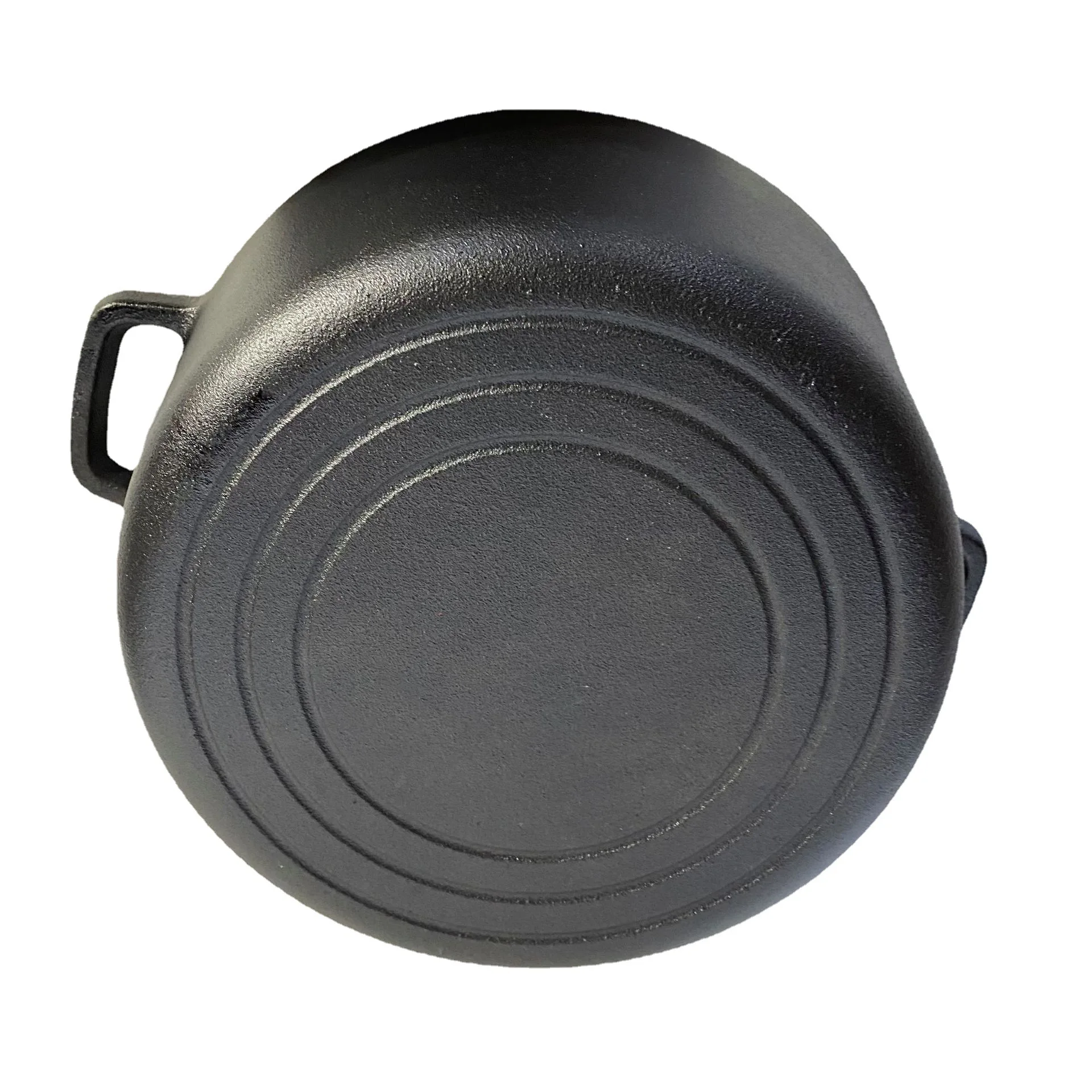 cooking pots chefmate Pre-seasoned double-purpose cast iron casserole with cast iron fry pan lid dutch oven