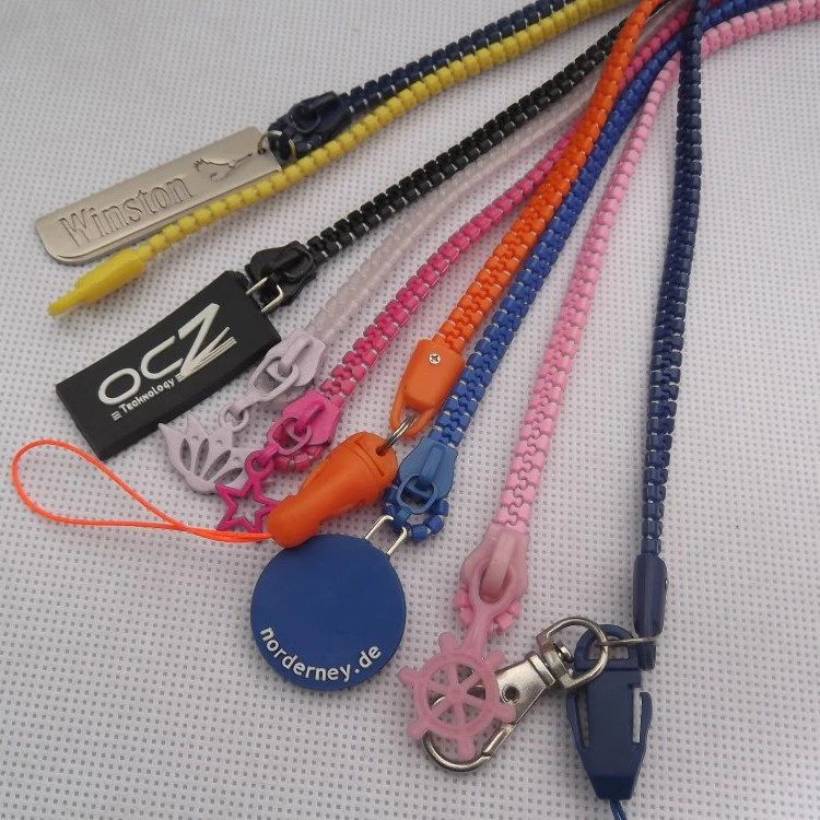 Шейный шнурок на молнии для ключей и держателя удостоверения личности