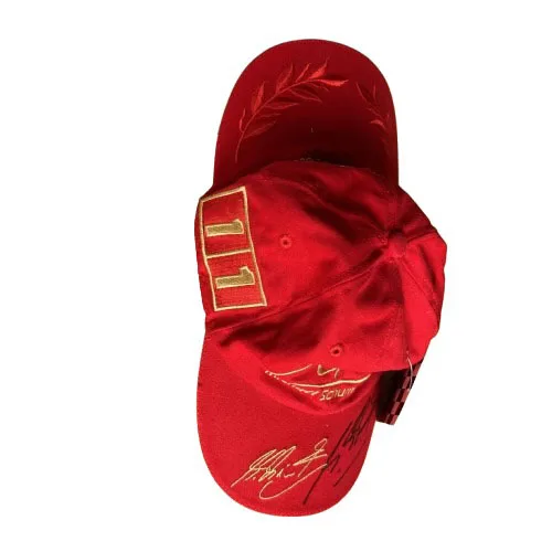 Custom Logo American Car Style Hats Dual Visors Factory Reversible Sport Racing Double Brim Caps
