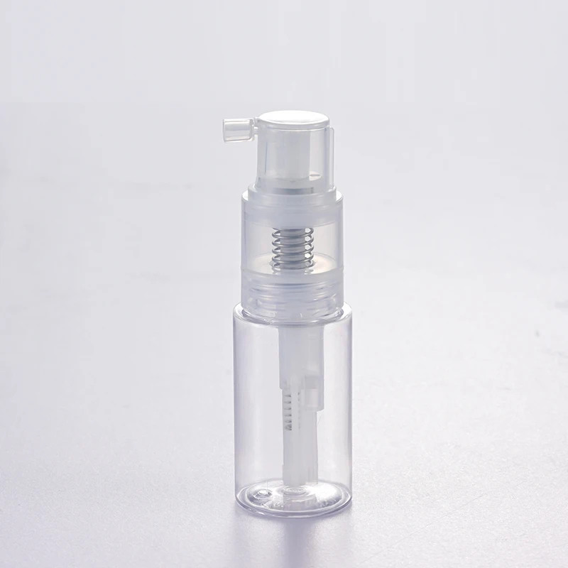 35ml transparent PET  powder sprayer bottle dry shampoo sprayer bottle