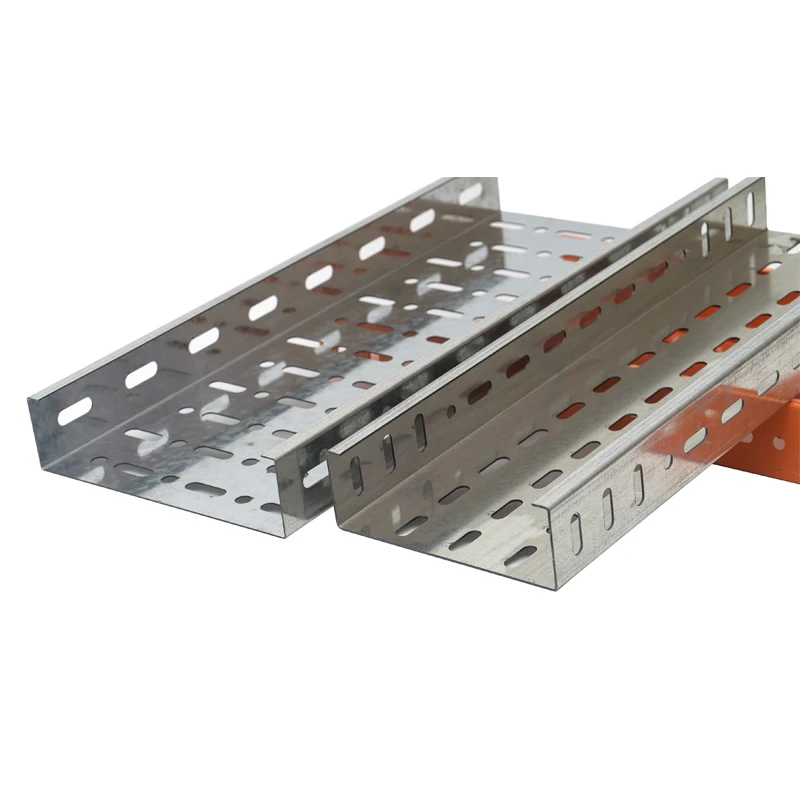 Manufacturer of Tray Cable Electric Cable Tray With Zinc 150 / 220 g Galvanized Steel Cable Tray
