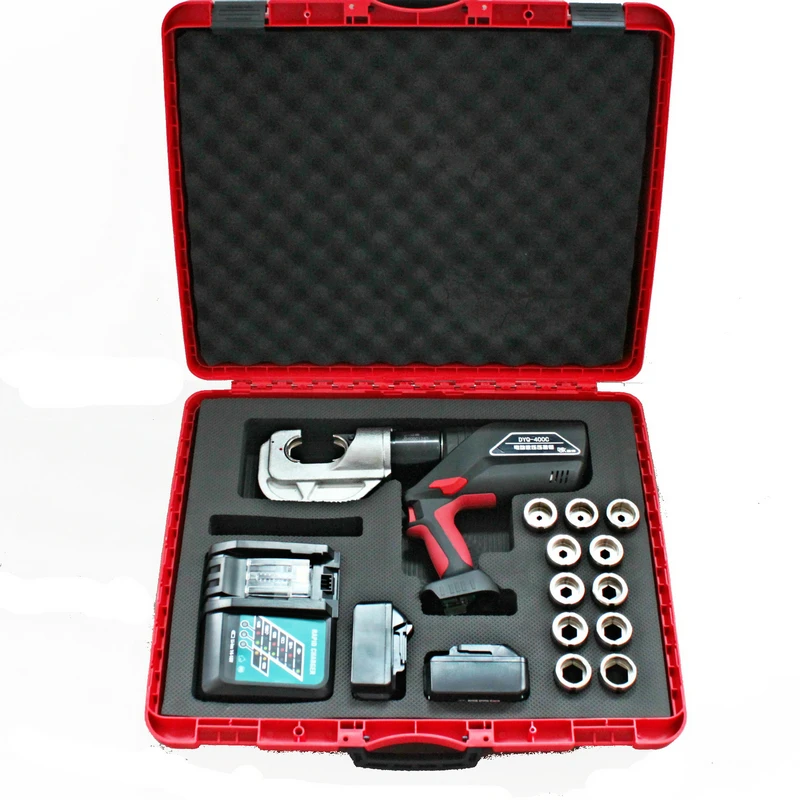 Founded in 1987 Ali baba gold supplier 16-400mm2 battery powered pex crimping tool for C-shape crimping