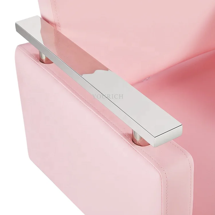 Pink Salon Products Beauty Hairdressing Salon Chair Modern Hair Salon Equipment