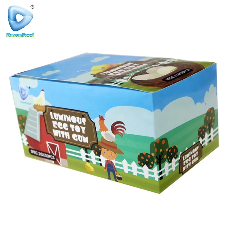 Новый продукт ФЛУОРЕСЦЕНТНОЕ яйцо-сюрприз игрушка конфеты с татуировкой