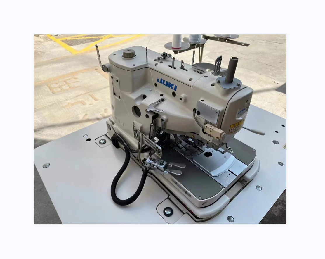 jukis 3200 used Electronic Eyelet Button Hole computer button holing Making Industrial Sewing Machine With Upper Trimmer Price