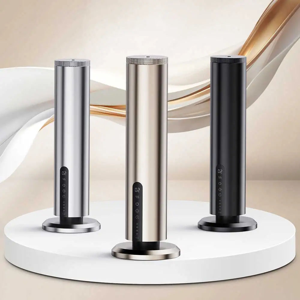 SCENTA Luxury Metal Electric Fragrance Diffuser Home Scent Bluetooth Battery Rechargeable Tower Waterless Scent Diffuser