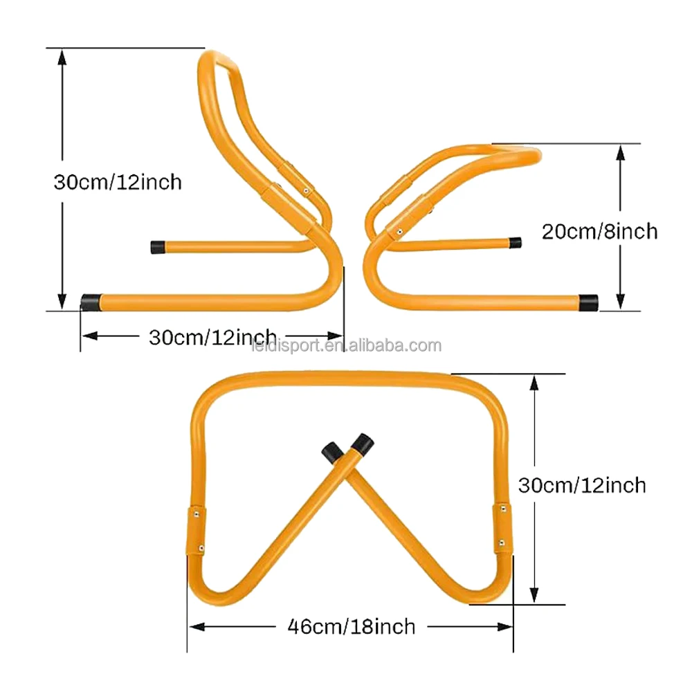 Agile Speed Training Equipment Set -20 Foot Speed Ladder, 12 Cones, 4 Adjustable Hurdles Jump Rope, Parachute Football Equipment