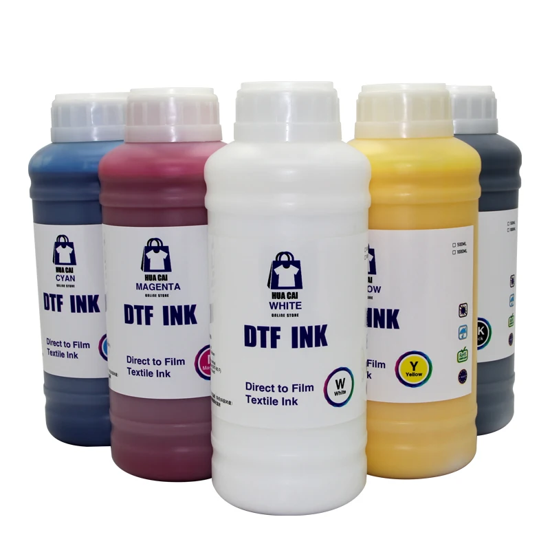 High Quality DTF INK For XP600 L805 1600 3200 L805 Printing Printer White DTF Ink PET Film DTF Ink 1000ml