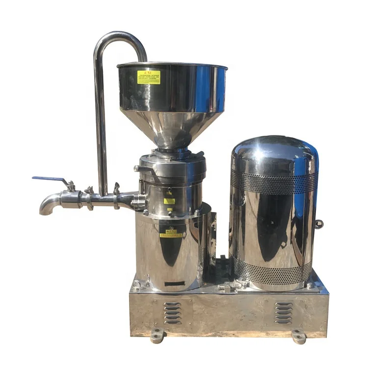 Bean sesame tahini making machine manufacturer colloid mill Food grade Cocoa processing machines