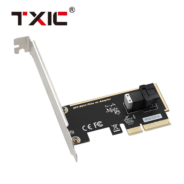 PCI Express 2.5in NVMe U.2 (PEX4SFF8643) Expansion Card PCIe x4 To SFF 8643 Adapter (1600151314092)