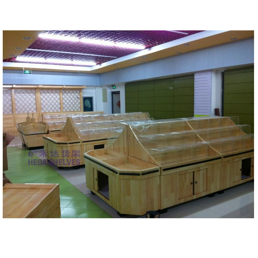 Выставочные стеллажи для супермаркета закусок еды риса