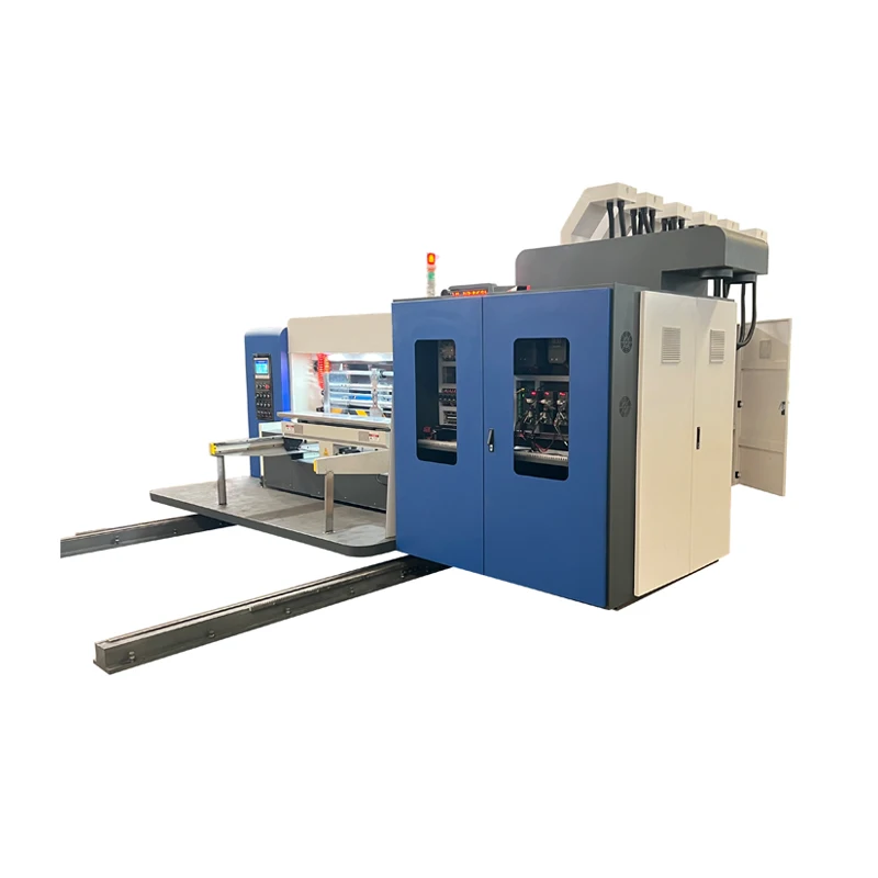 Carton Box Packing Corrugated Cardboard Rotary Die Cutting Machine with printer