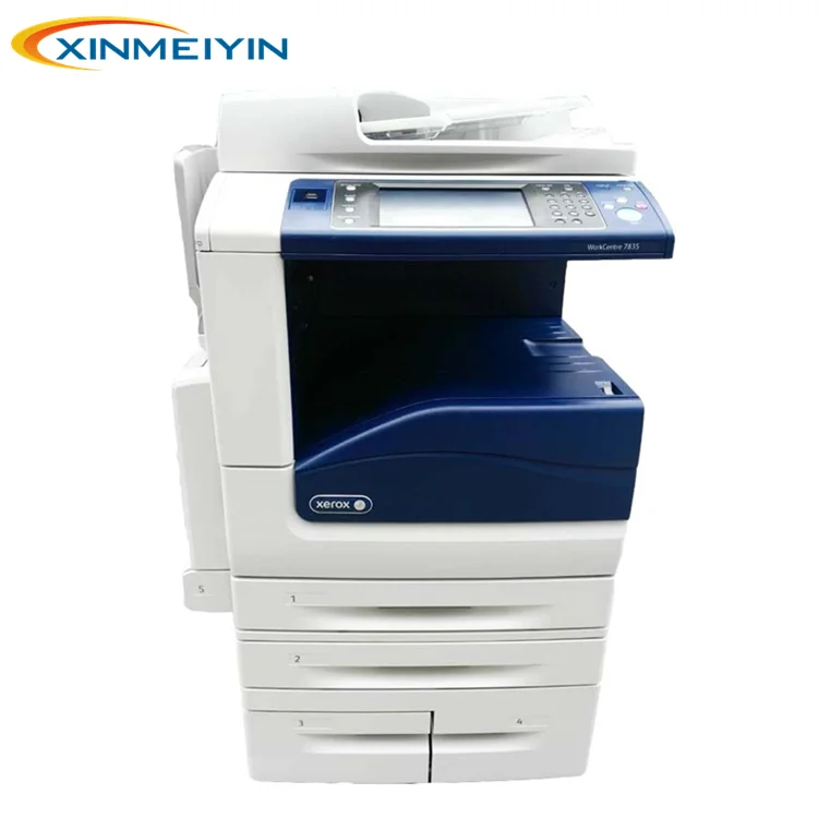 Лазерная многофункциональная фотокопировальная машина XMY Technology 7835 офисный цветной принтер A3 A4 б/у копировальный аппарат для