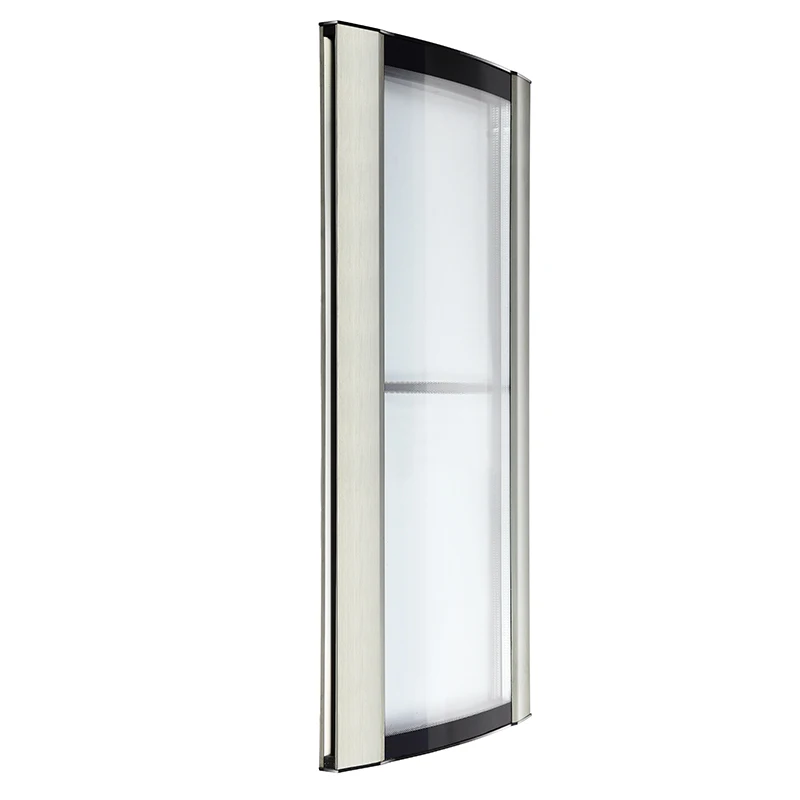 
Electrical heated Double tempered glazing aluminum frame freezer Glass Door 