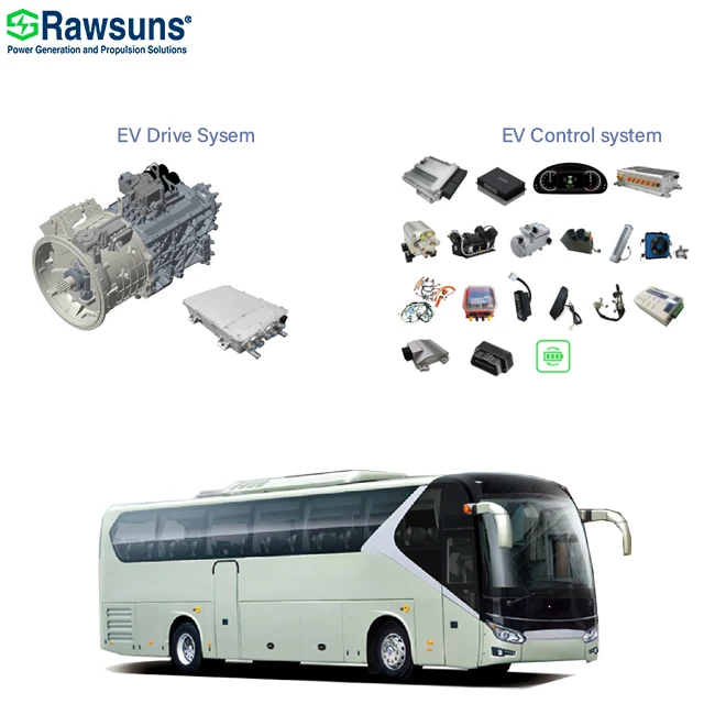 RPHD6500 Electric motors 80kw 135kw ev conversion kit ac motor system gearbox controller + motor controller 6 gear AMT