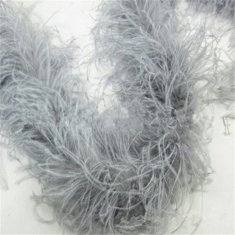 High quality white ostrich feather boas For clothing