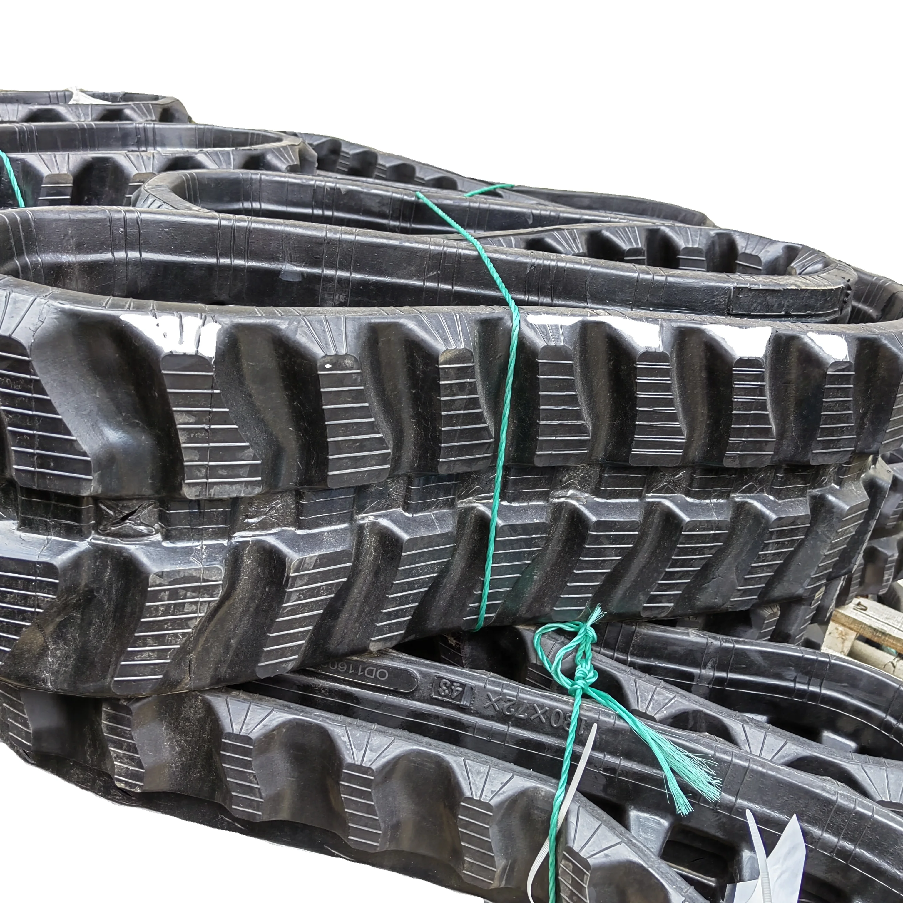 mini excavator rubber track belts 230*72*48