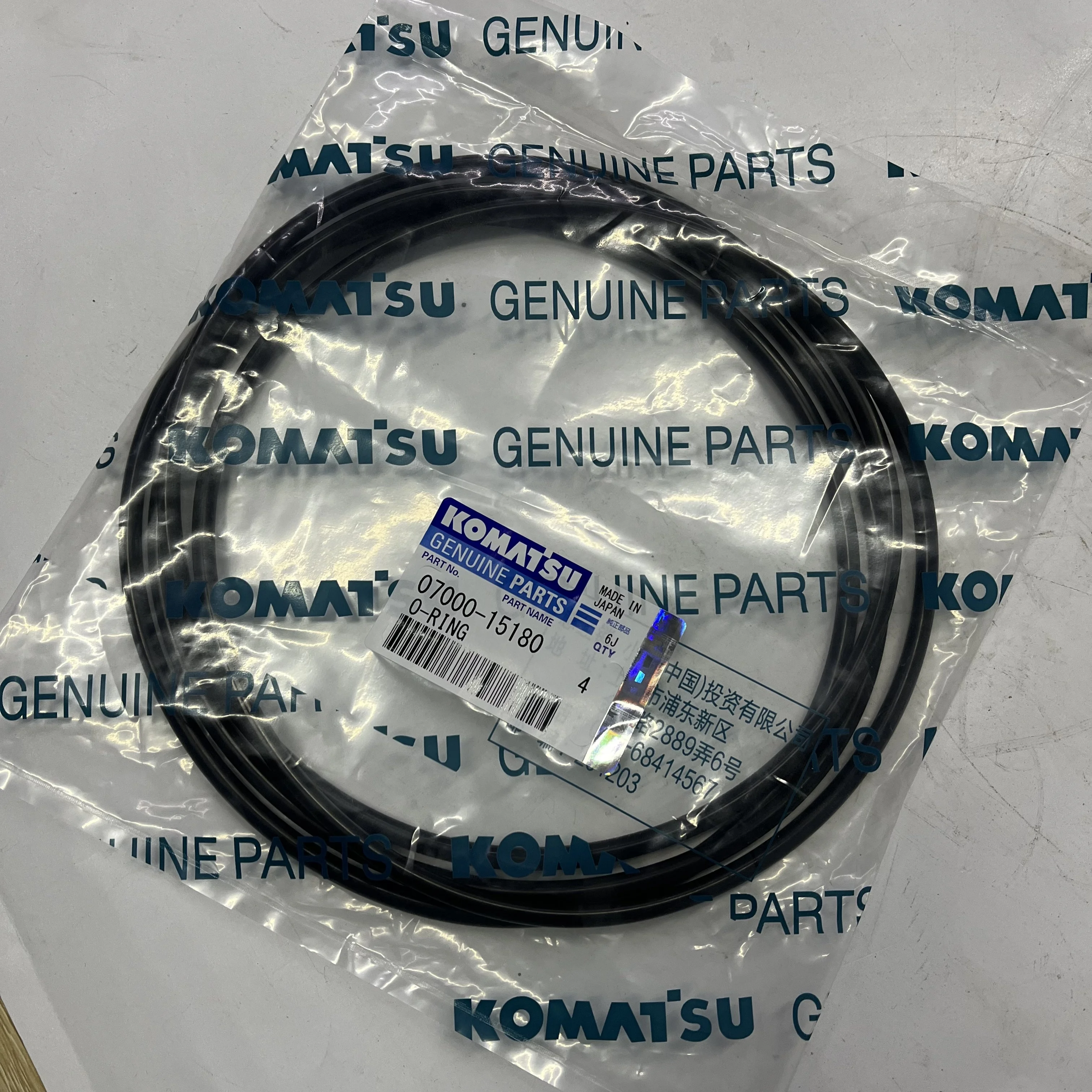 07000-15180 HYDRAULIC TANK O-RING FOR PC450-8 PC400-7 PC450-8 PC450-7