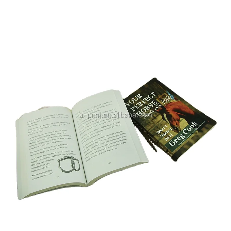 Self Publishing Soft Cover Color Printing Paperback English Novels Book For Adults