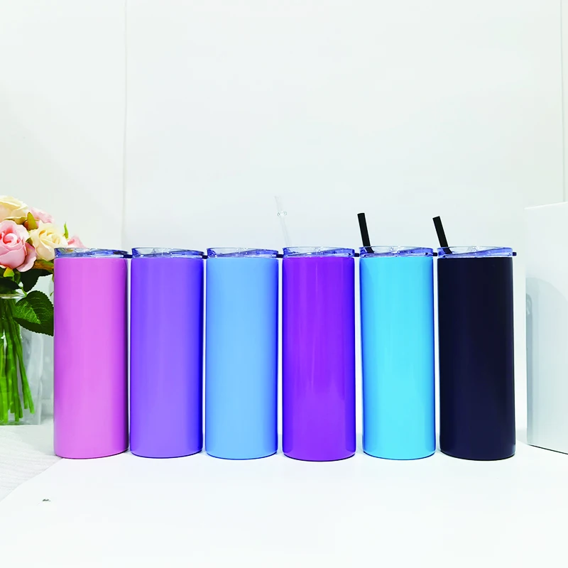 Sustainable Trends Bpa Free 304 Double Wall Slim Stainless Steel Tumbler In Bulk