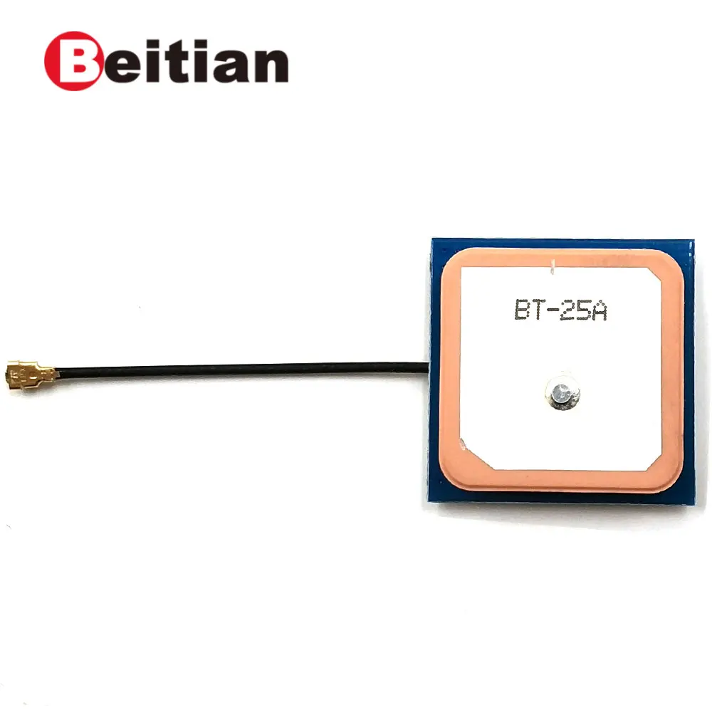 BEITIAN 28mm*28mm*7mm GPS Ceramic chip antenna L1:1575.42MHz BT-25A