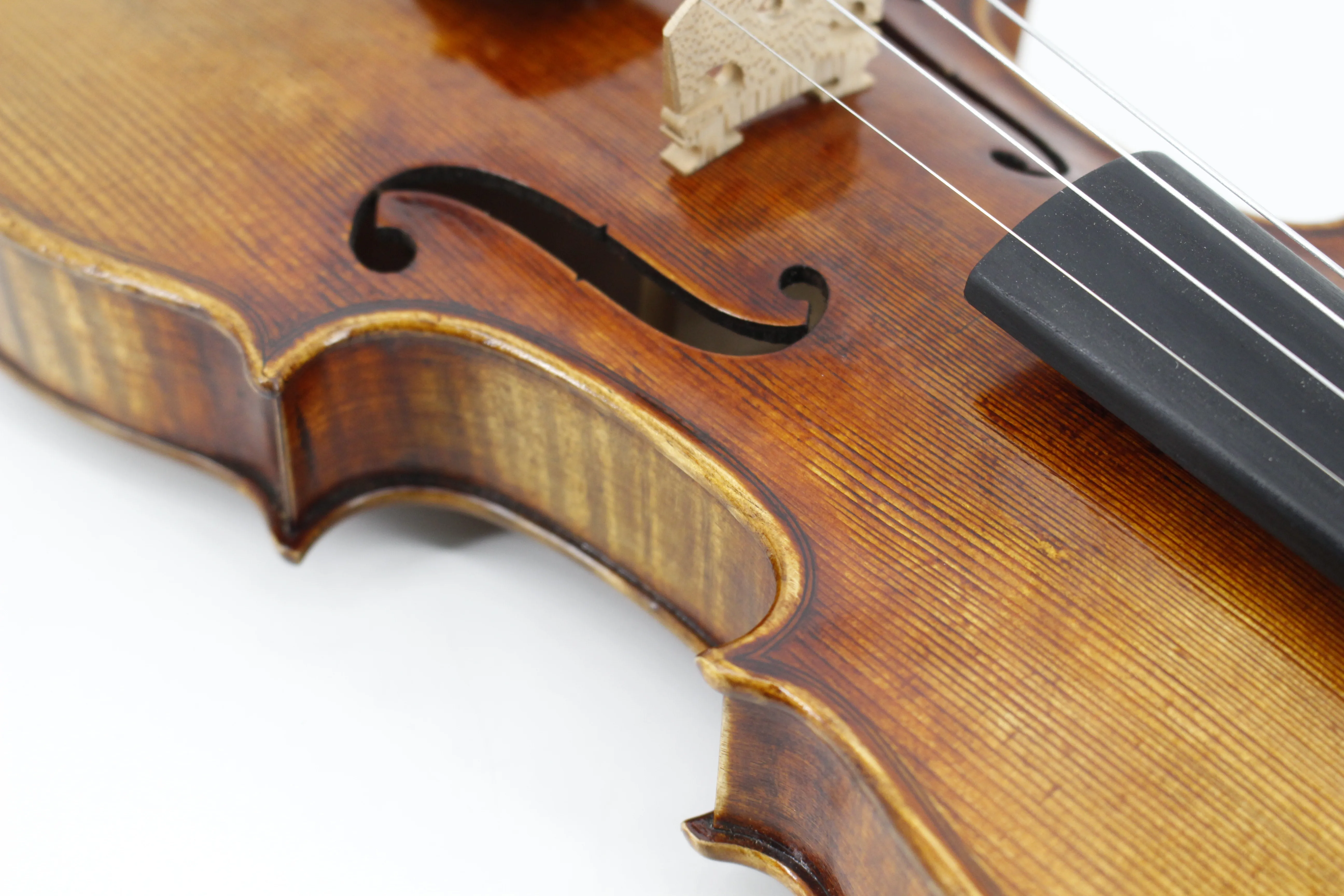 Professional Handmade 4/4 Flame Conservatory Violino Oil Paint German Violin
