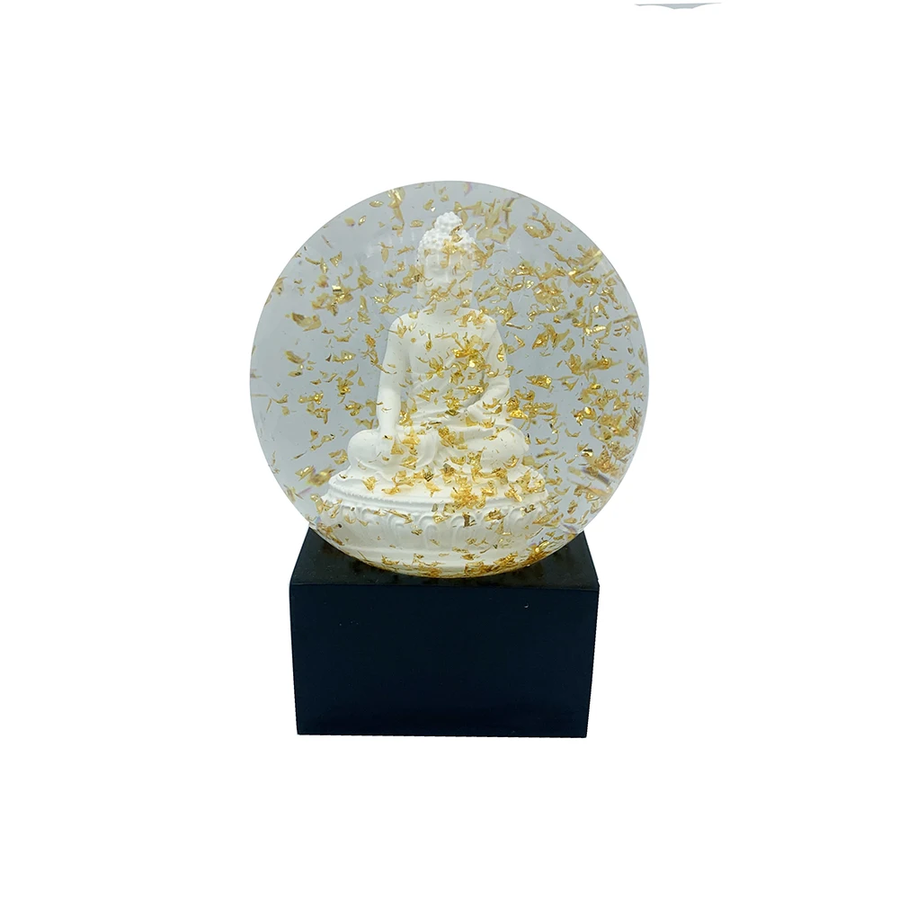Desktop Decoration Eco-Friendly Resin Life Size Thai Yoga Mandala Buddha
