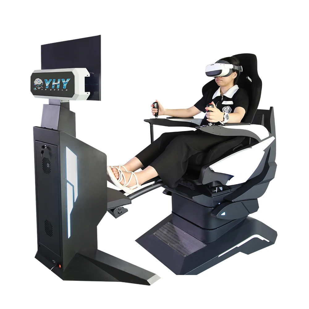 YHY Hot Sale  All-aluminum Alloy VR Set 360 rotation Chair Game Machine 9d Egg VR Cinema Equipment AR/VR Entertainment