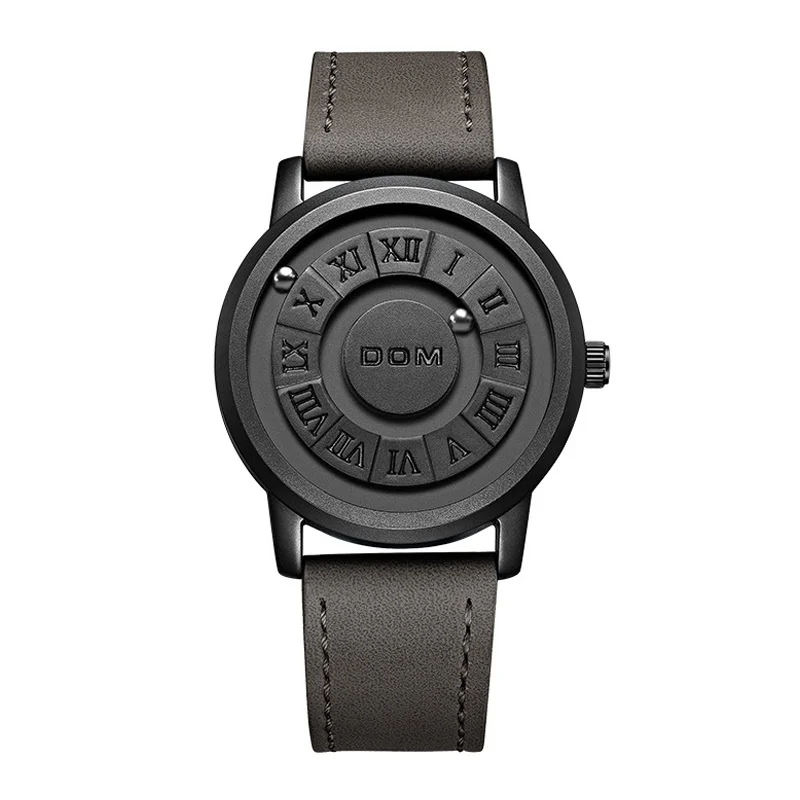 DOM Watch Creative Magnetic Suspension Waterproof Watches Men Wrist Fashion High Quality Steel Reloj Hombre Wristwatches Gift