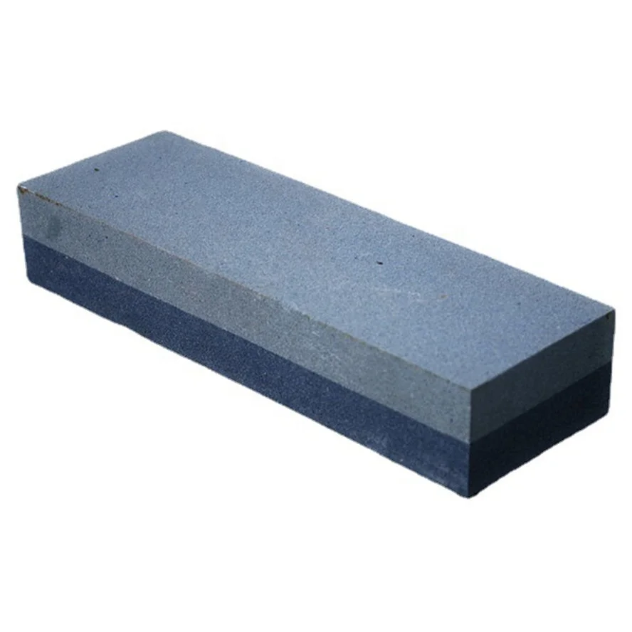 Dual sided 80/120 grit silicon carbide sharpening stone