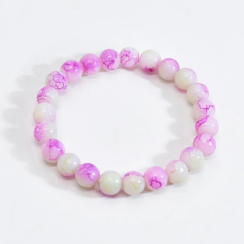 Женские модные браслеты из натурального лечебного лавового камня, балансирующие бусины артерий и венах