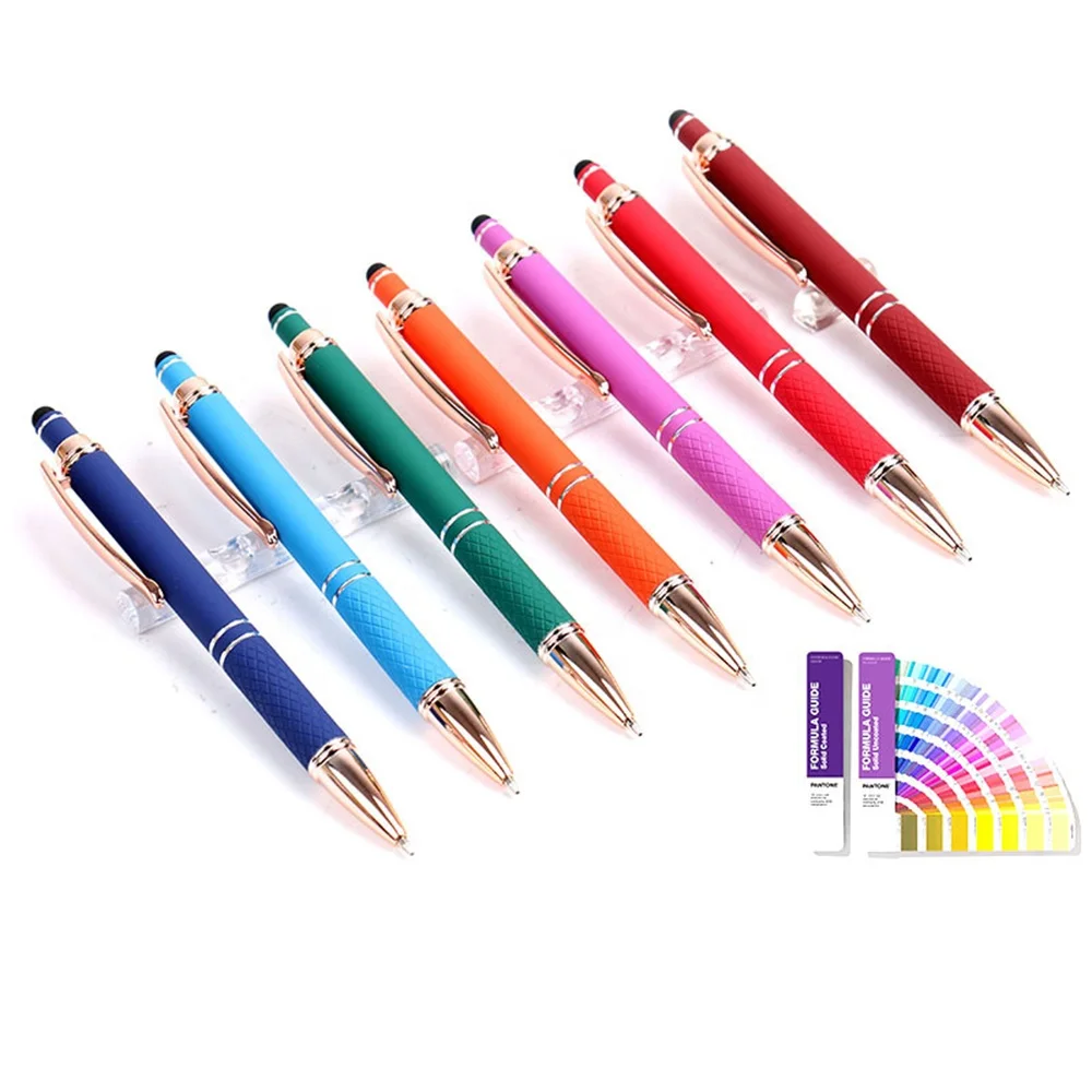 Hot Sales Business Office Metal Promotional Ballpoint Pen With Logo Multifunctional Capacitive Pen