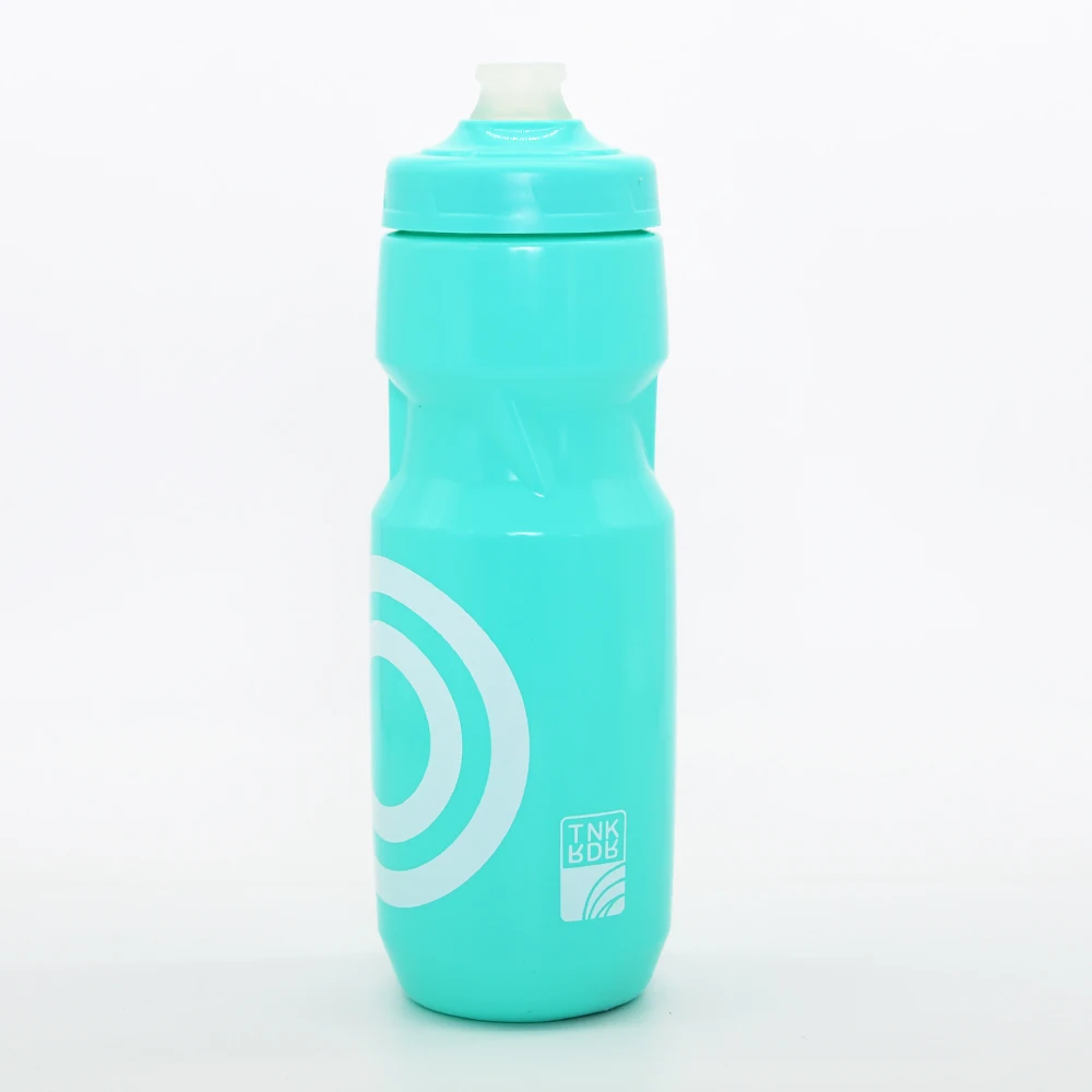
ThinkRider Plastic Logo Customized 610/710ml Bicycle Kettle BPA customize Bike sport water bottle 