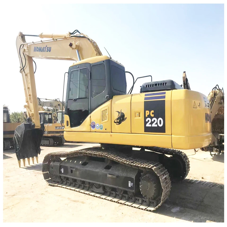 New Arrival Used Komatsu Hydraulic Excavator Japan Original 22 Tons Komatsu PC220 High Efficiency Construction Machinery