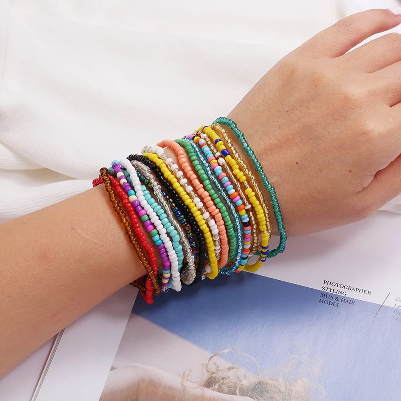 Boho Bracelet Chains Beads Charms Bead Anklet Foot Chain