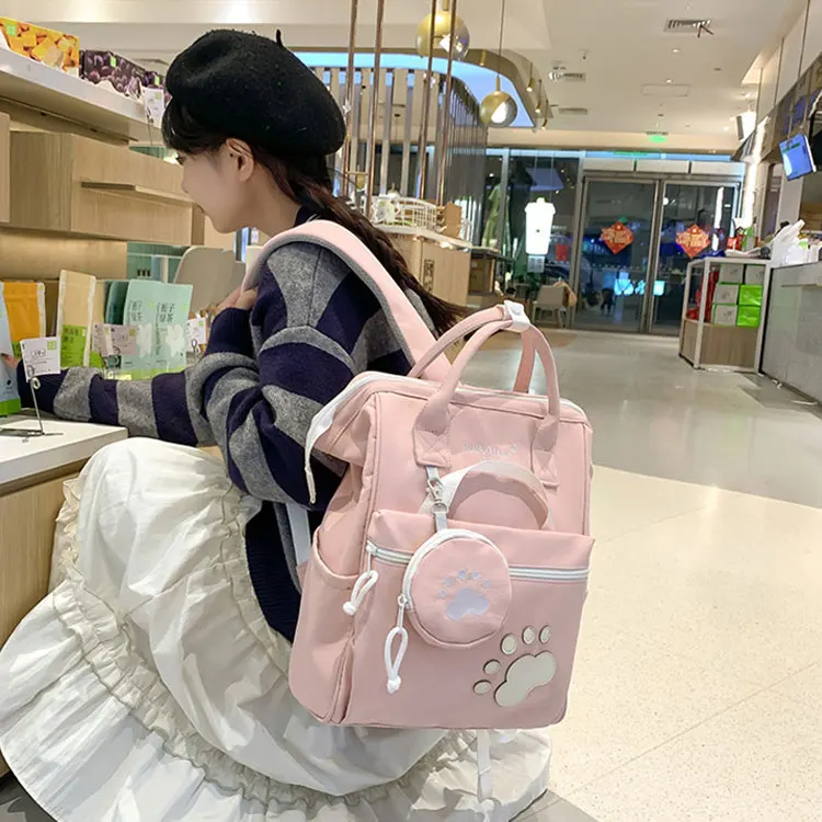 waterproof student backpack book bag travel laptop backpacks for school supplies party favors girls shoulder bags